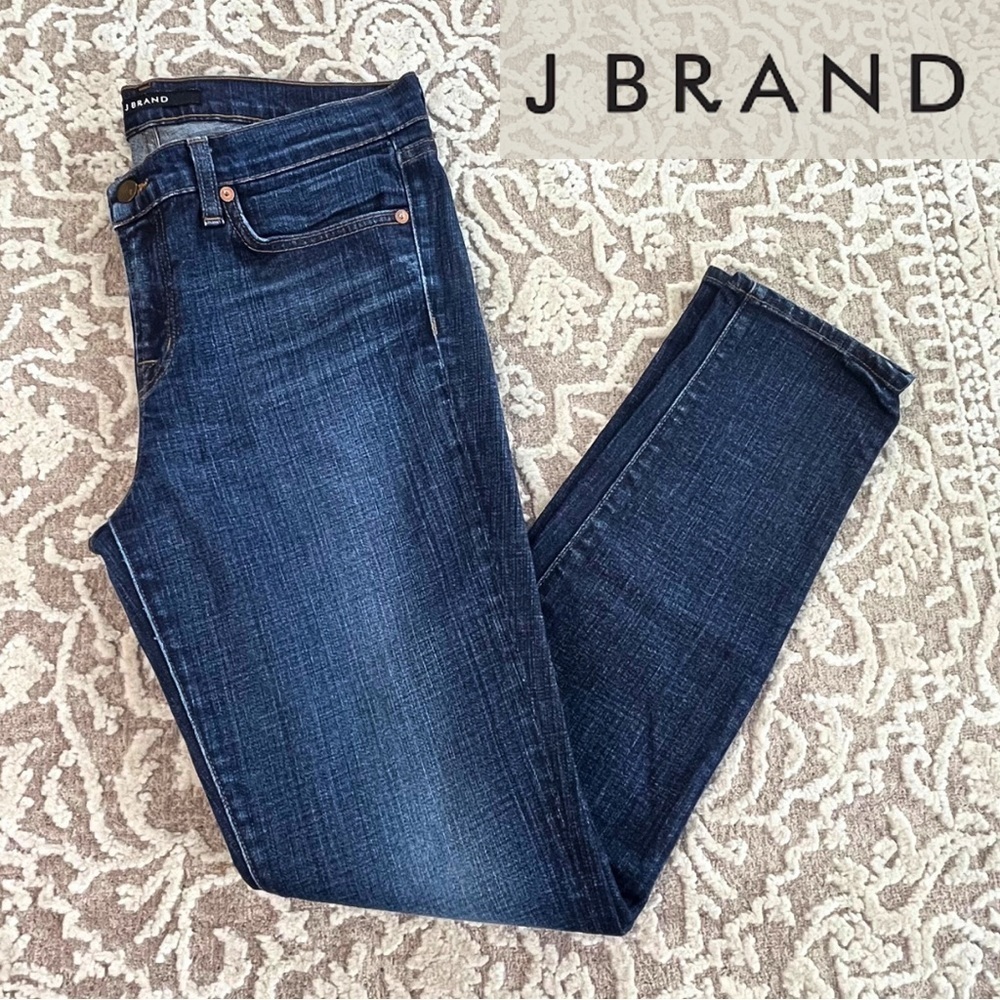 J Brand Mid Rise Skinny Leg Jeans